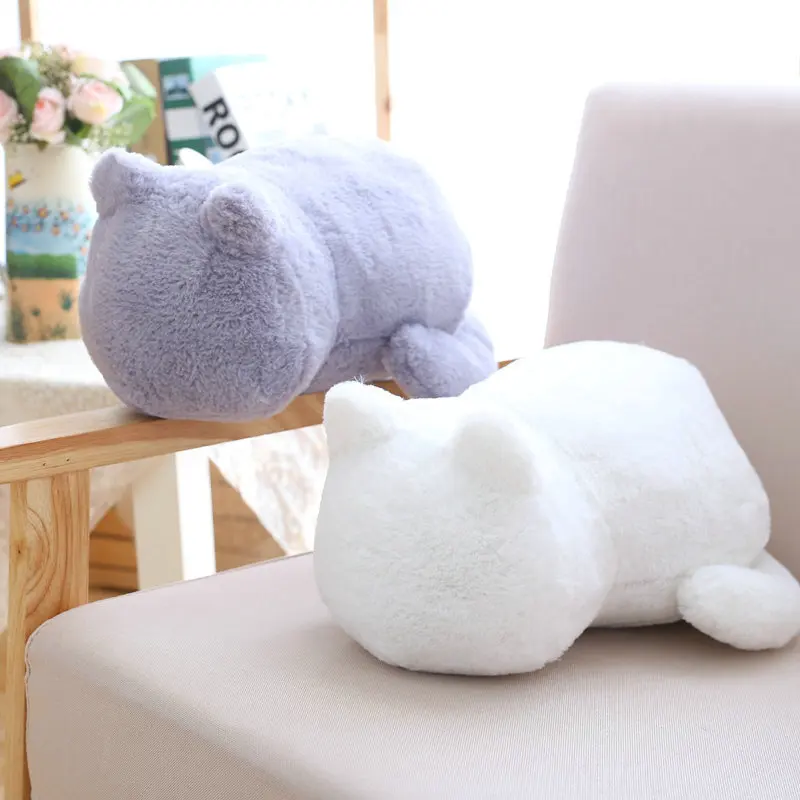 Симпатичные плюшевые подушки в форме кошки Подушка для спины подушка с тенью