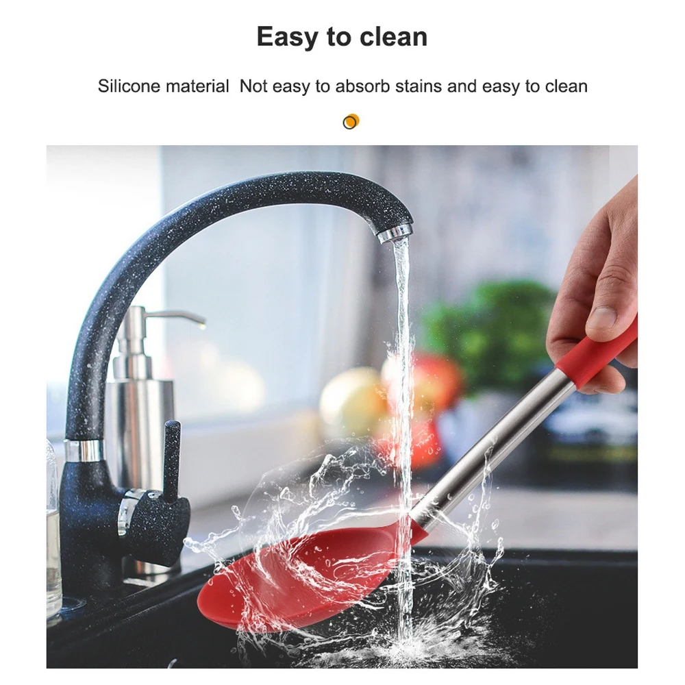 

14pcs Silicone Cooking Utensils Heat-resistant Kitchen Non-stick Pan Utensils Set with Storage Bucket Household Kitchen Utensils