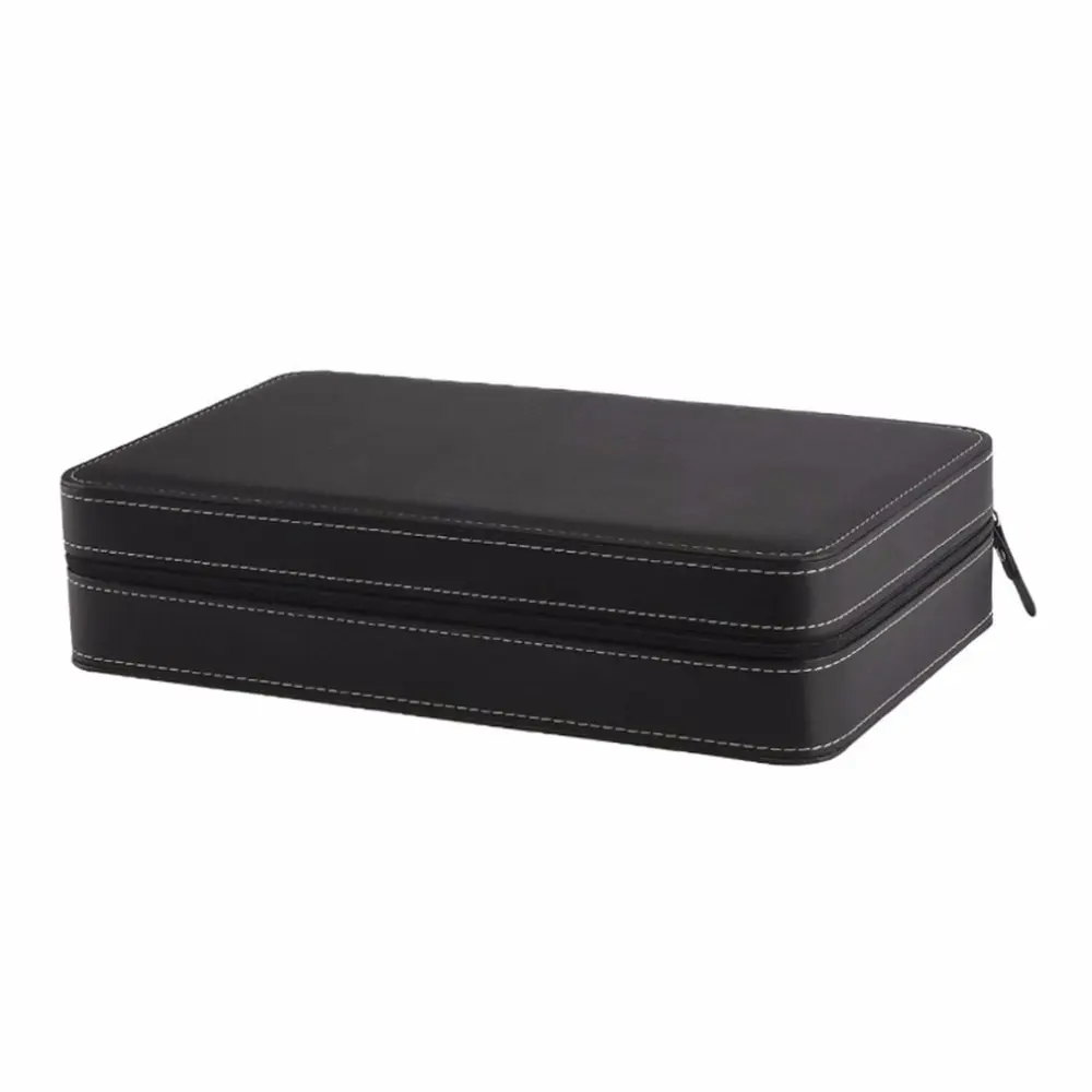 Часы Box 6/10 / 12slots PU кожа ювелирных изделий случая вахты Elegant наручные часы Present
