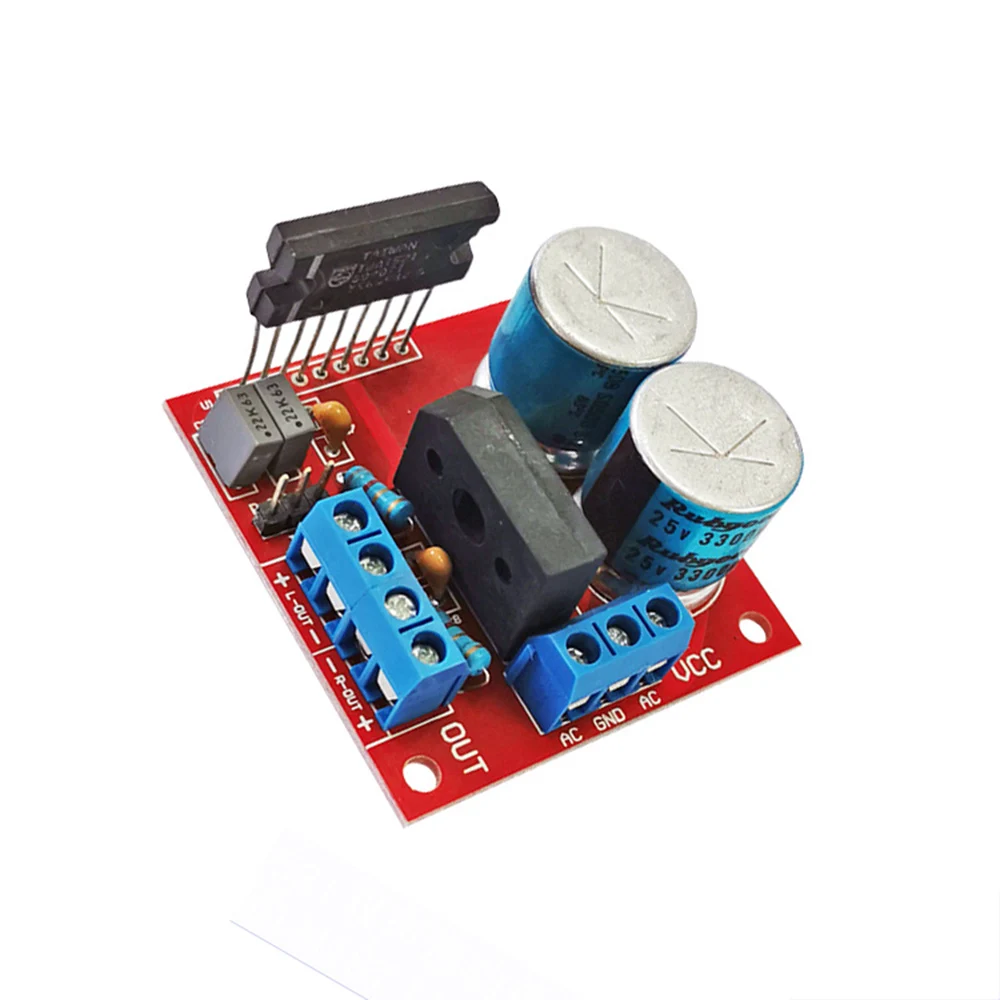 Taidacent 5 шт. TDA1521 Двухканальный аудио усилитель мощности плата 2*15 Вт DC Dual 8 20 в или AC 6