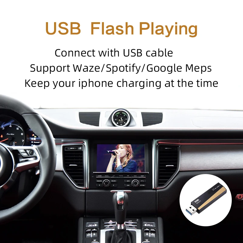 wireless car auto play box for porsche pcm 3 1 cayenne macan pana mera 911 etc for carplay on porsche free global shipping