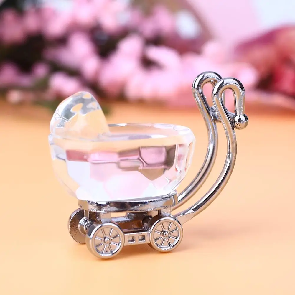 Искусство и ремесла Сувенир коляска детские украшения кристалл орнамент дня