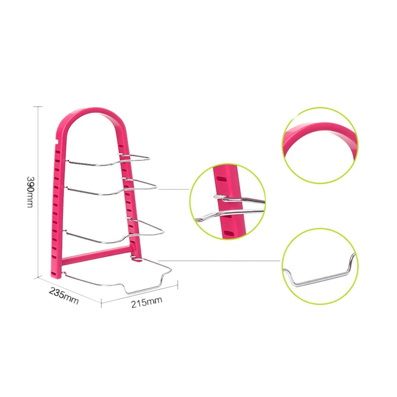 Кухонный Многофункциональный стеллаж для горшков Бесплатная Пробивка