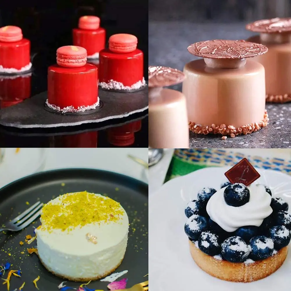 Круглый цилиндрической формы для конфет силиконовые выпечки шоколада Крышка