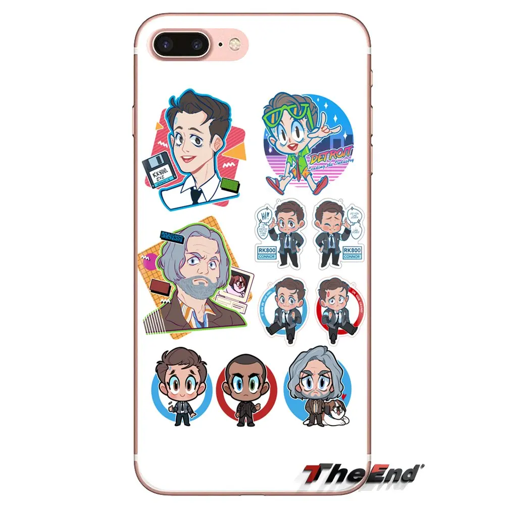 Мягкий прозрачный чехол Detroit Be Human для huawei G7 G8 P7 P8 P9 P10 P20 P30 Lite Mini Pro P Smart Plus 2017 2018 2019 |
