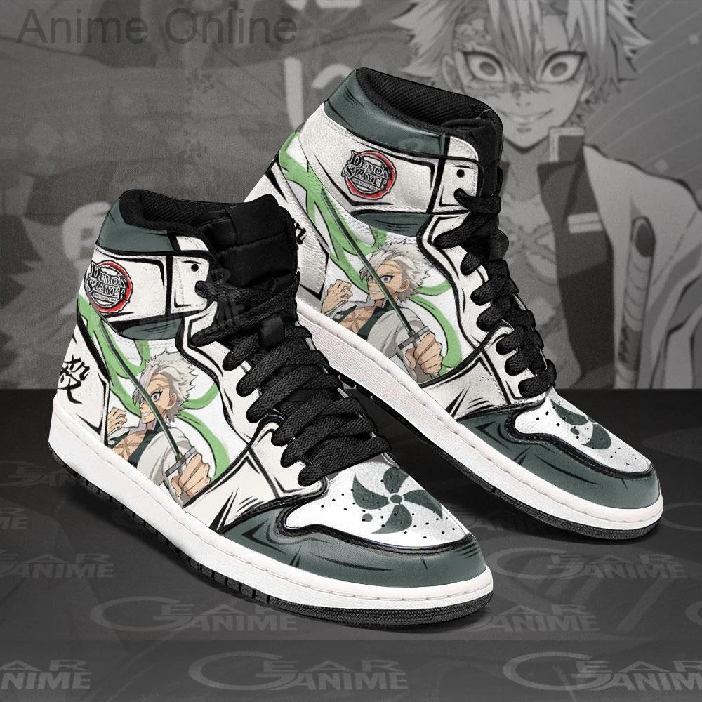 

Sanemi Shinazugawa Sneakers Custom Demon Slayer Anime Shoes