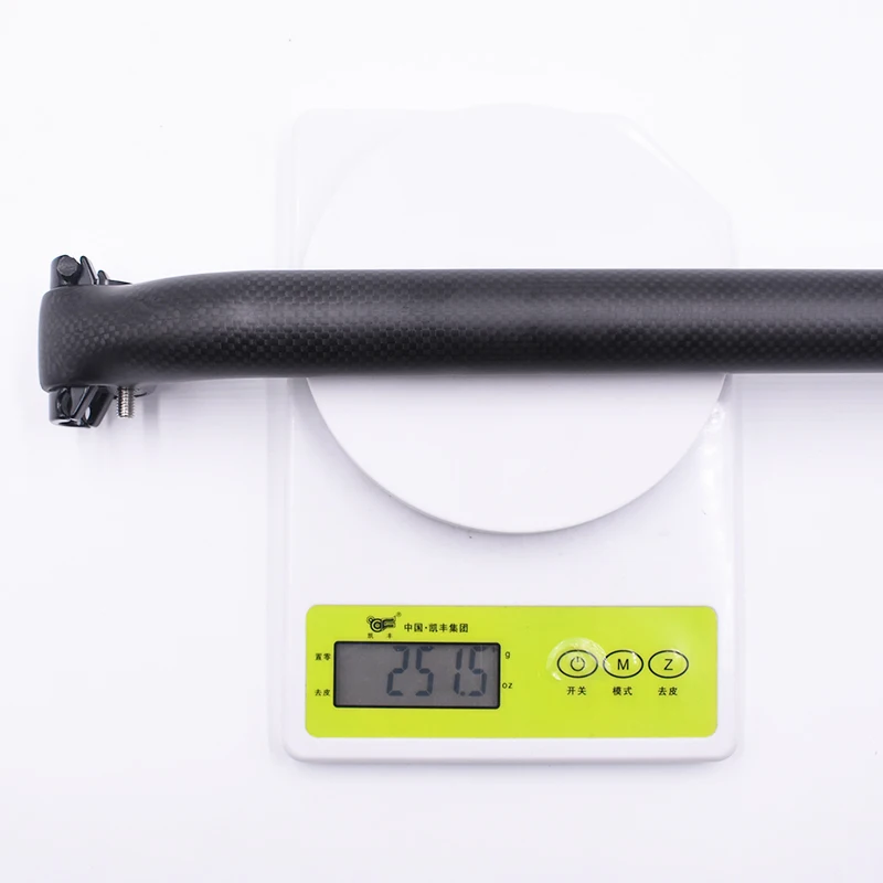 

TWTOPSE 260g Carbon Fiber Offset Setback Bicycle Seat Post For Brompton Folding Bike Seatpost 31.8mm 580mm Load 115kg Parts 2019