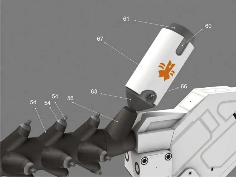 Ружье Alien Rifle 1:1 3D бумажная карта модель строительные наборы игрушки развивающие