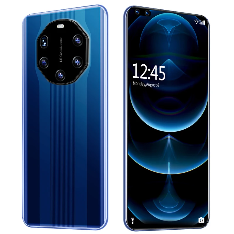 

100% Original Mate40pros+ Smartphone 7.2 Large ScreenUltra-thin Glass Screen 12GB+512GB Android10 Global Version Mobile Phone