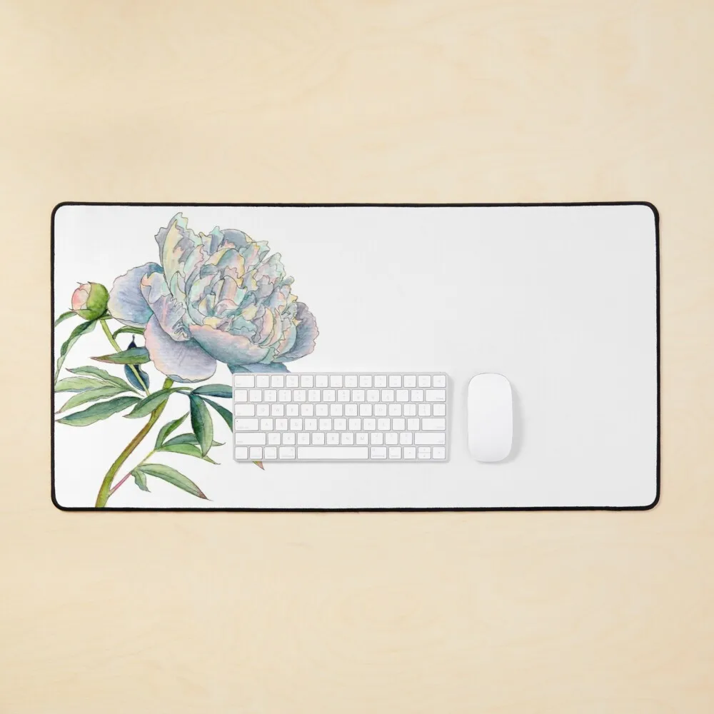 

Peony in watercolor and ink Mouse Pad Big Size Desktop Keyboard Pad Mat Table Antiskid Waterproof Desk Mat
