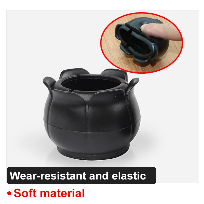 Rectangular Round Square Chair Leg Cap Protector Cover Furniture Table Covers Bottom Circle | Мебель