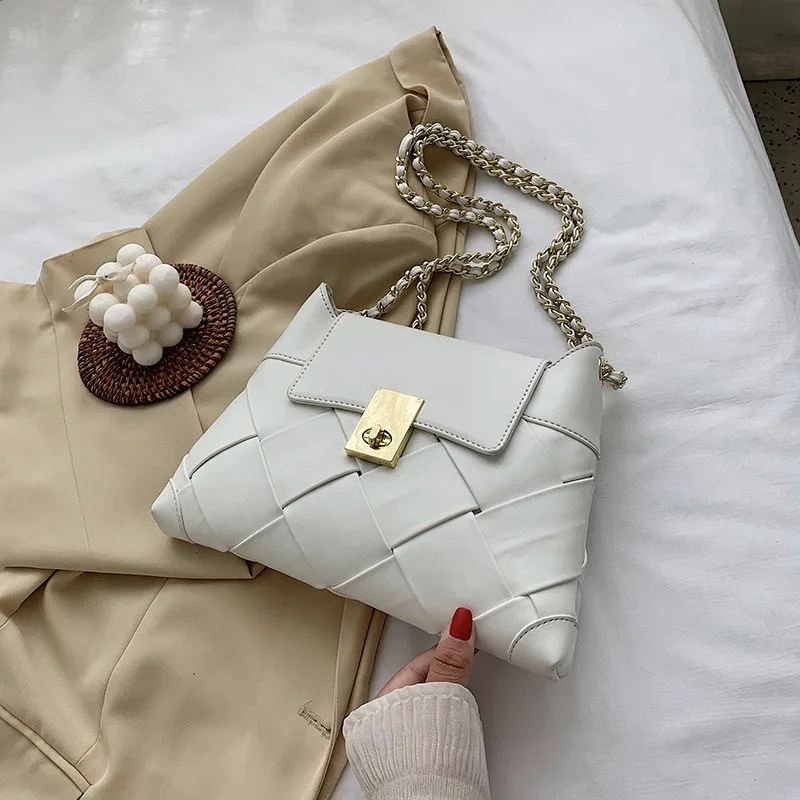 Плетеные Лоскутные сумки для женщин 2020 Новая высококачественная модная сумка