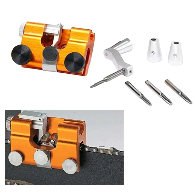 

Portable Easy to Use Chainsaw Sharpening Chainsaw Chain Sharpening Jig for All Kinds of Hand-cranked Chain Saws