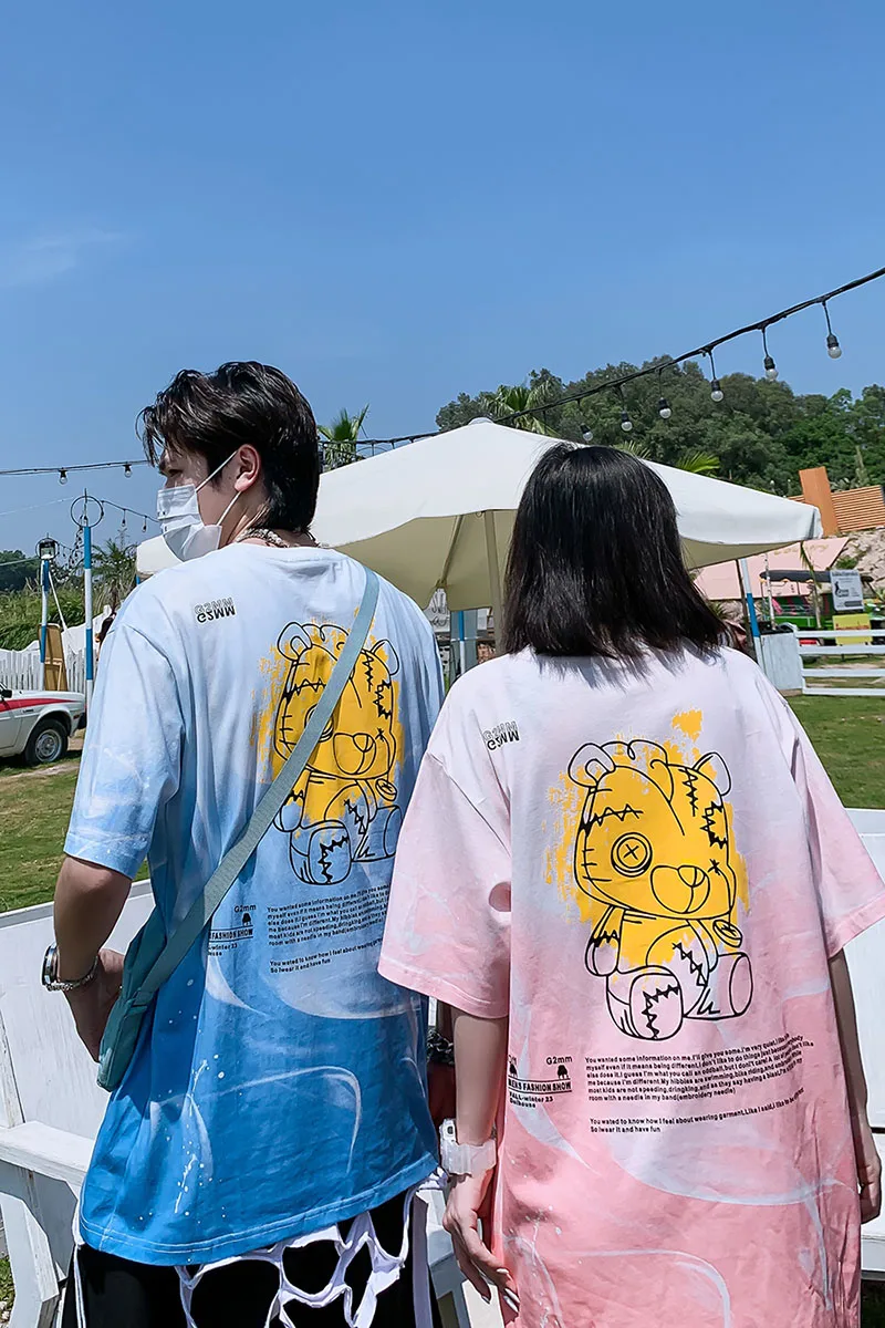 Dropship эскиз рисунком и аппликацией Медведь футболка для мальчиков с надписью пара