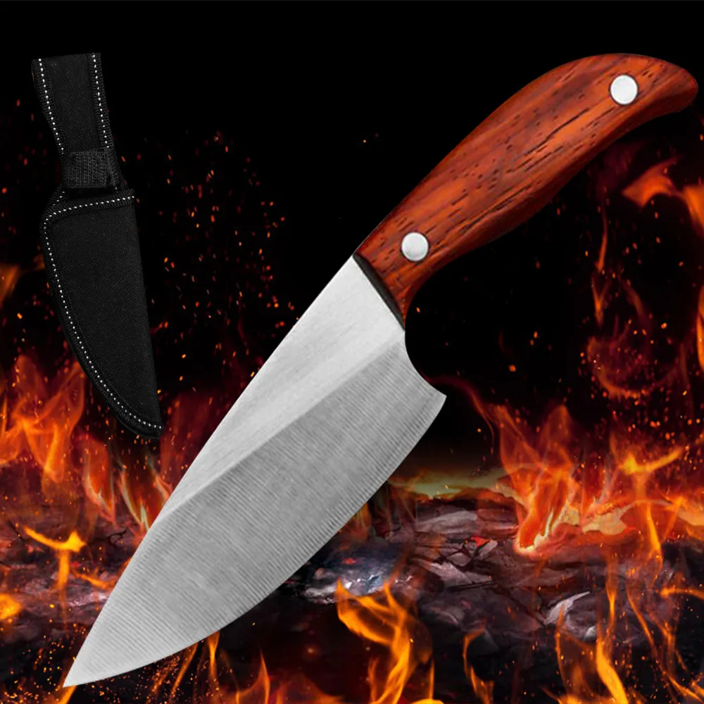

Hand Forged Fish Boning Knife Slicing Knife Multi-Purpose Segmentation Knife Household Stainless Steel Fruit Cleaver Knife Cover