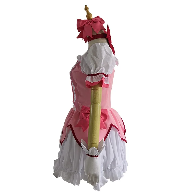 Мадока маджика волшебная девочка карнавальный костюм розовое платье + нижняя