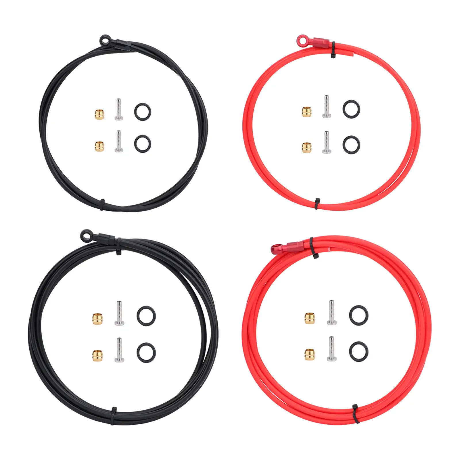 

Mountain Bike Bicycle Hydraulic Disc Brake Hose Kit Includes Hose, Brake Olive, Connecting Insert Set