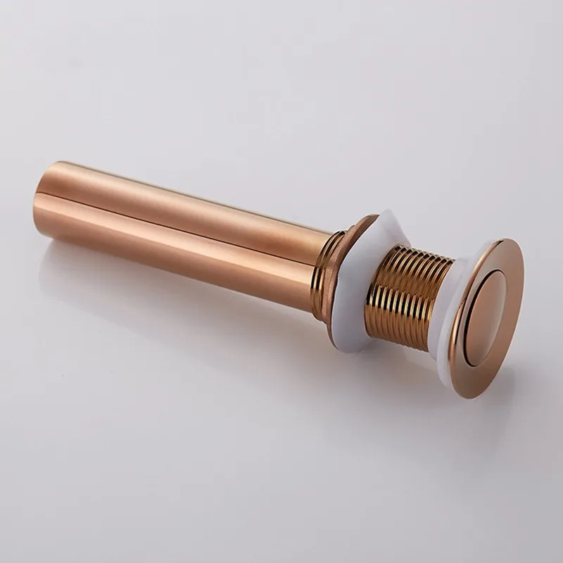 

042 Brass Basin Pop Up Drain Black/Chrome Bathroom Multi-type Basin Pop Up Drain Basin Lavatory Waste Drain Bath Accessories