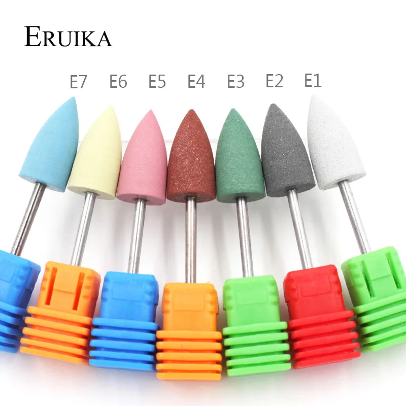 1 шт. цилиндрические насадки для маникюра пилочки ногтей из каучука и силикона|nail