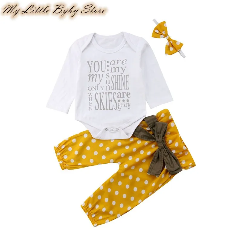 Комплект одежды для новорожденных девочек и мальчиков из 3 предметов белый