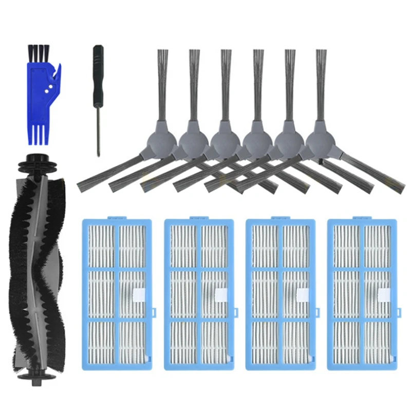 

Roll Main Brush Washable Filter Side Brush for Coredy R3500 R550 Robot Vacuum Cleaner Mopping Cloth Parts