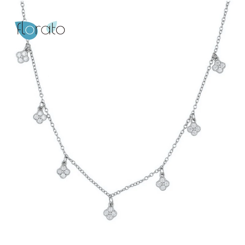 

925 Sterling Silver Gold Zircon CZ Charm Choker Women Like Short Chain Necklace 2021 Women Rock Punk Exquisite Luxury Jewelry