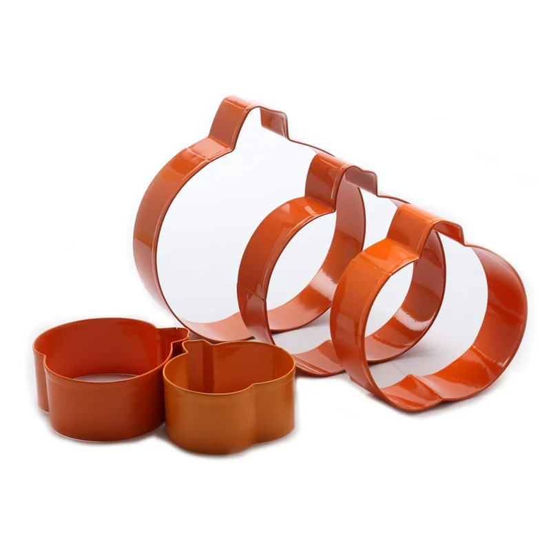 5 шт./компл. 3D форма тыквы резак для печенья набор из нержавеющей стали формы торта