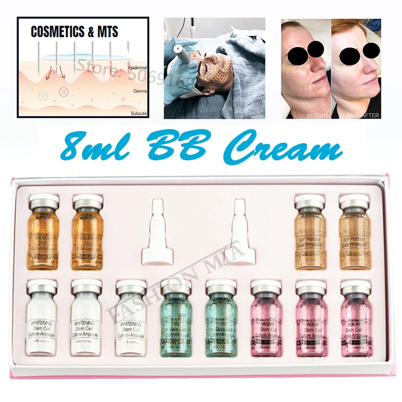 

Осветляющий крем для лица Meso BB, Косметическая жидкая основа для макияжа, сыворотка с белым свечением для отбеливания кожи, удаление шрамов о...