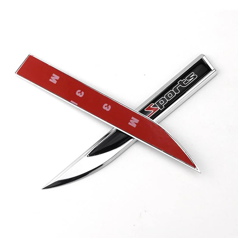 3D стайлинга автомобилей значок на боковое крыло эмблема спортивный автомобиль