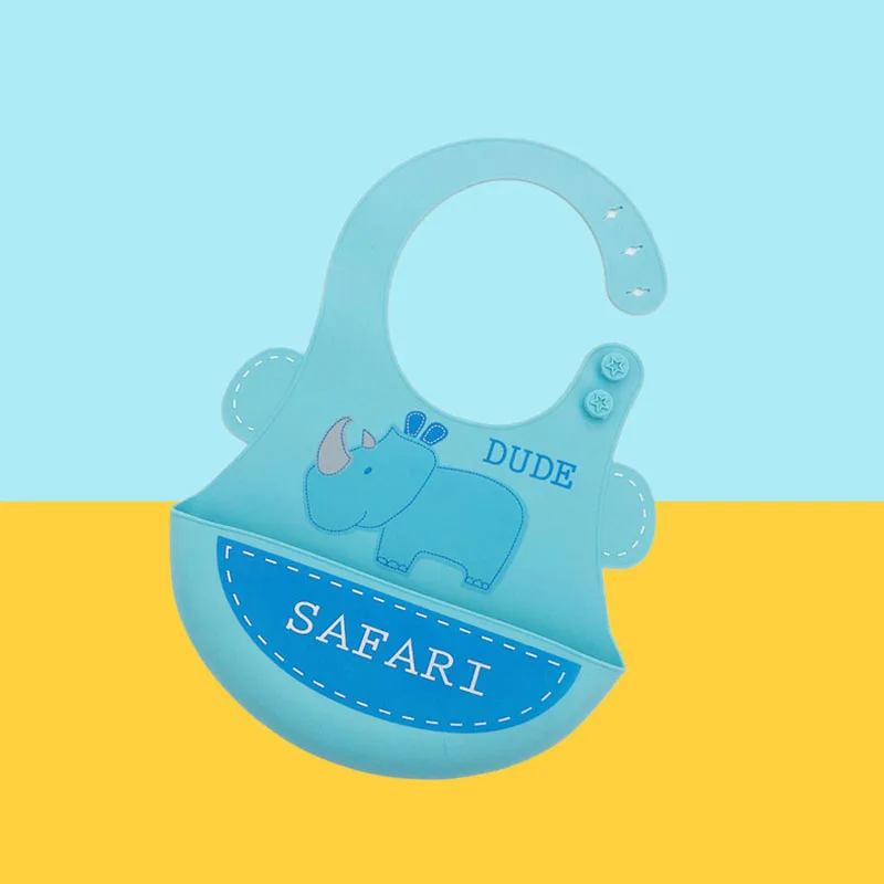 Новое поступление мягкие силиконовые детские нагрудники регулируемые красочные