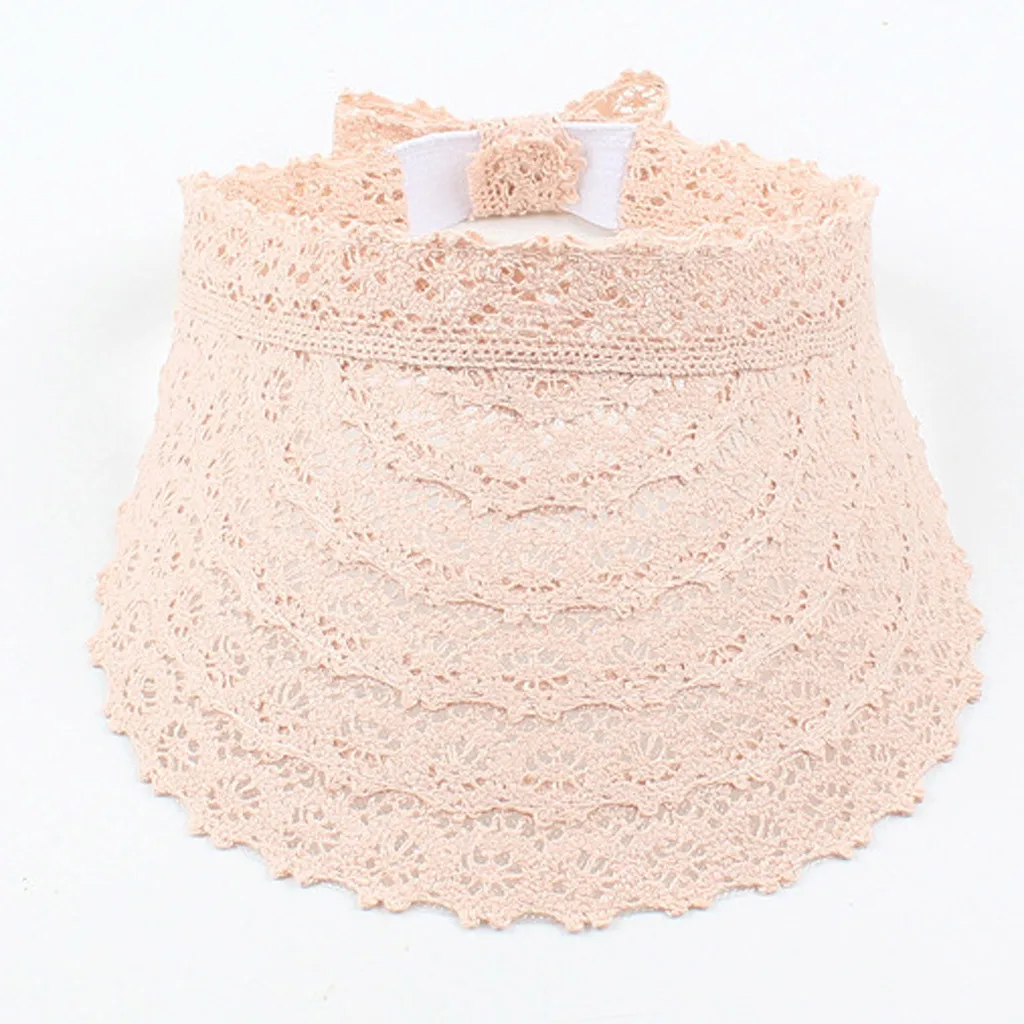 

Fashion Women Sun Lace Hat Wide Large Beach Hats Hat Beach UV Protection cap caps for Women casquette homme