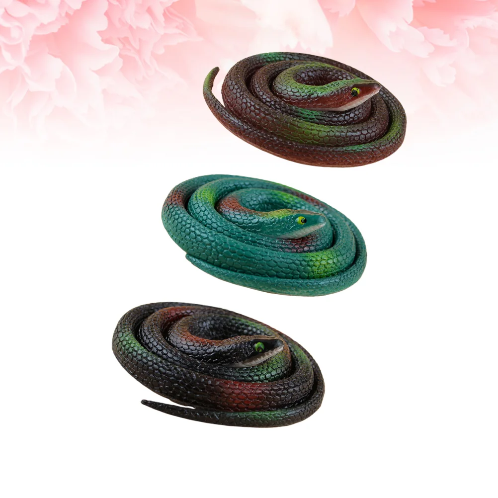 Змея резиновые змеи модельки для вечеринки на Хэллоуин искусственная имитация