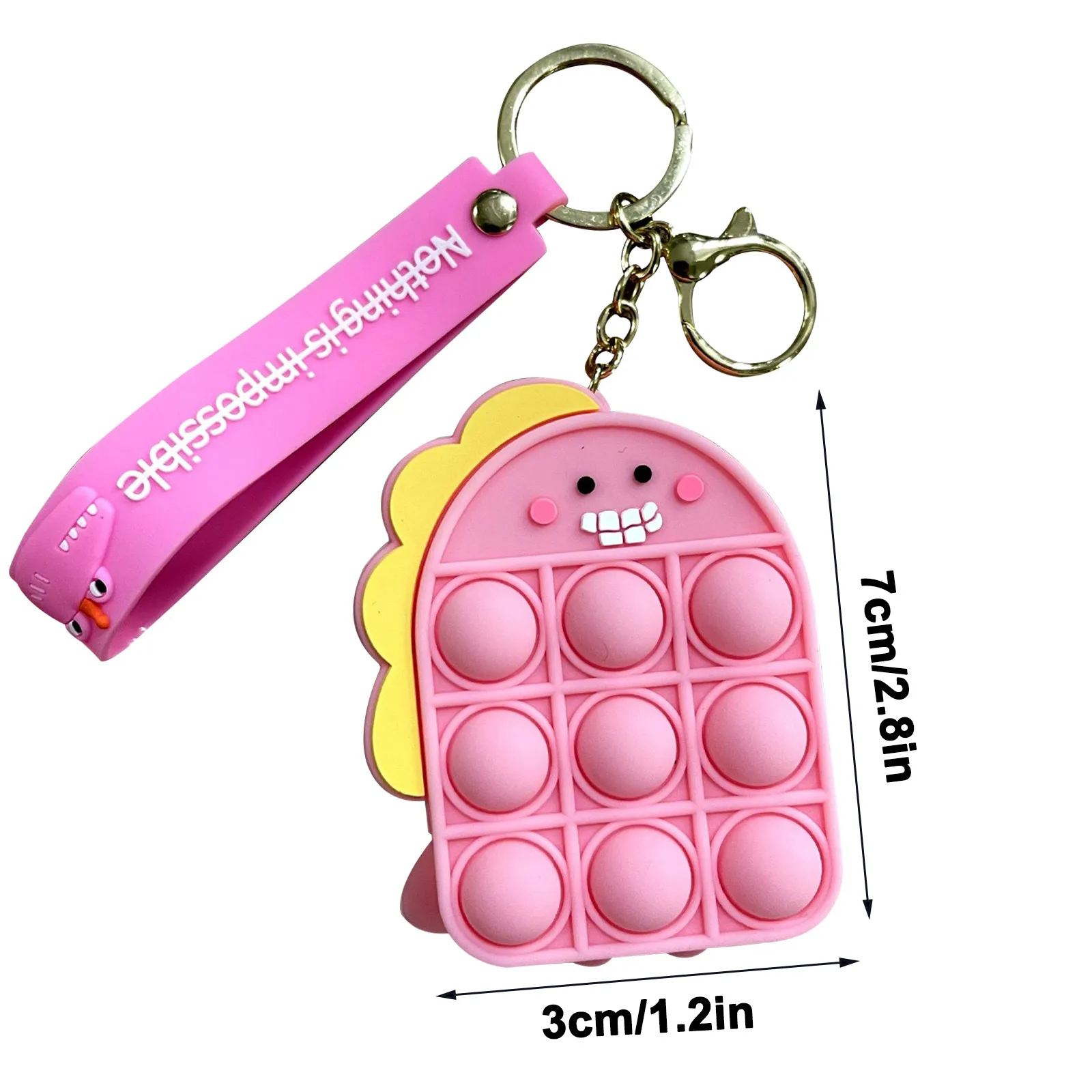 Фиджет-брелок кошелек для монет коробка хранения пузырьков на кончик пальца |