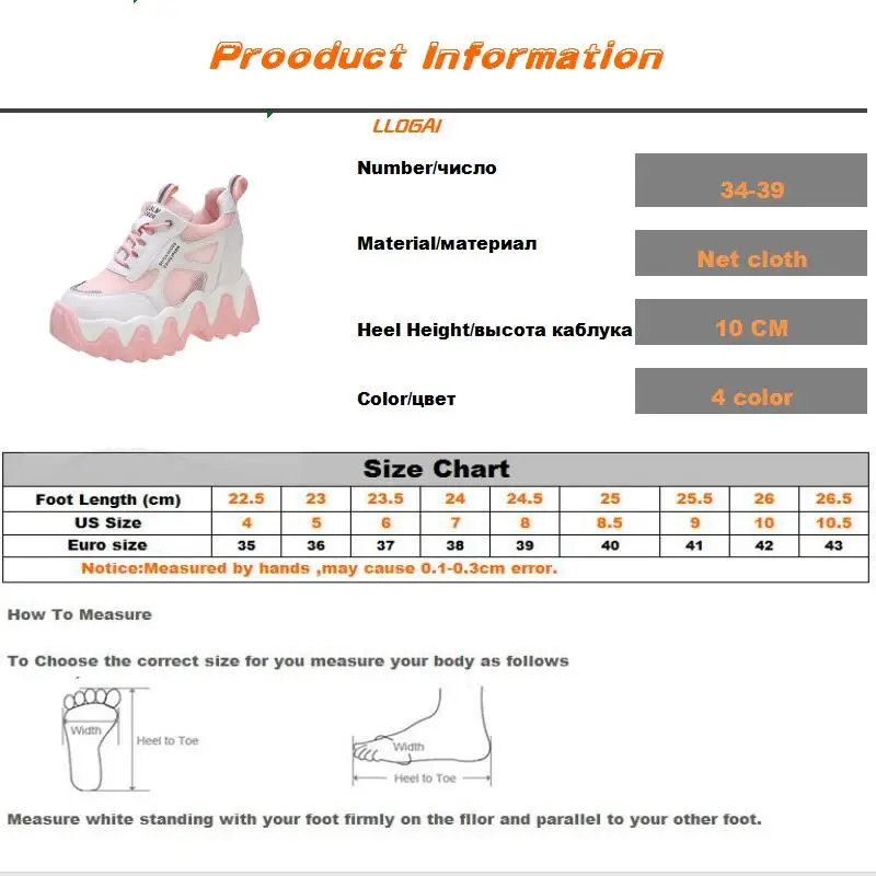 

Lace-up Sneakers Women Wedges Waves Sole Female Sports Shoes Rubber Wedge Platform Shoes Women Vulcanized Shoes Women Spring 56