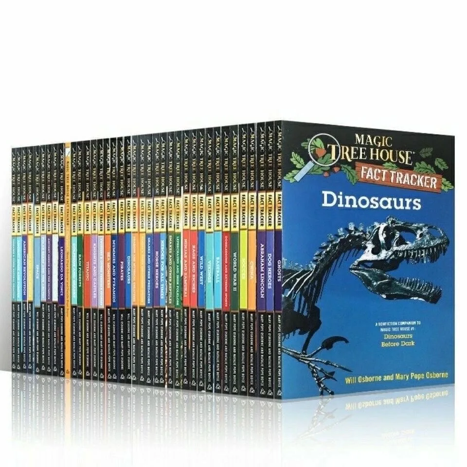 40 Books/Set of Magic Tree House Sportswear Original English Reading Encyclopedia of Children's Books