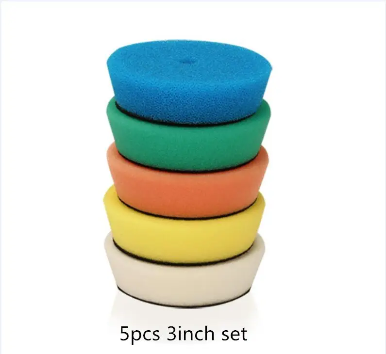 3inch Polishing Pad SPTA 32 шт. Т-образные полировальные поролоновые подушечки для восковой депиляции автомобильные детали Полировочный диск шерстяные полировальные подушки для электрической дрели полировщик - Цвет: 3inch Polishing Pad