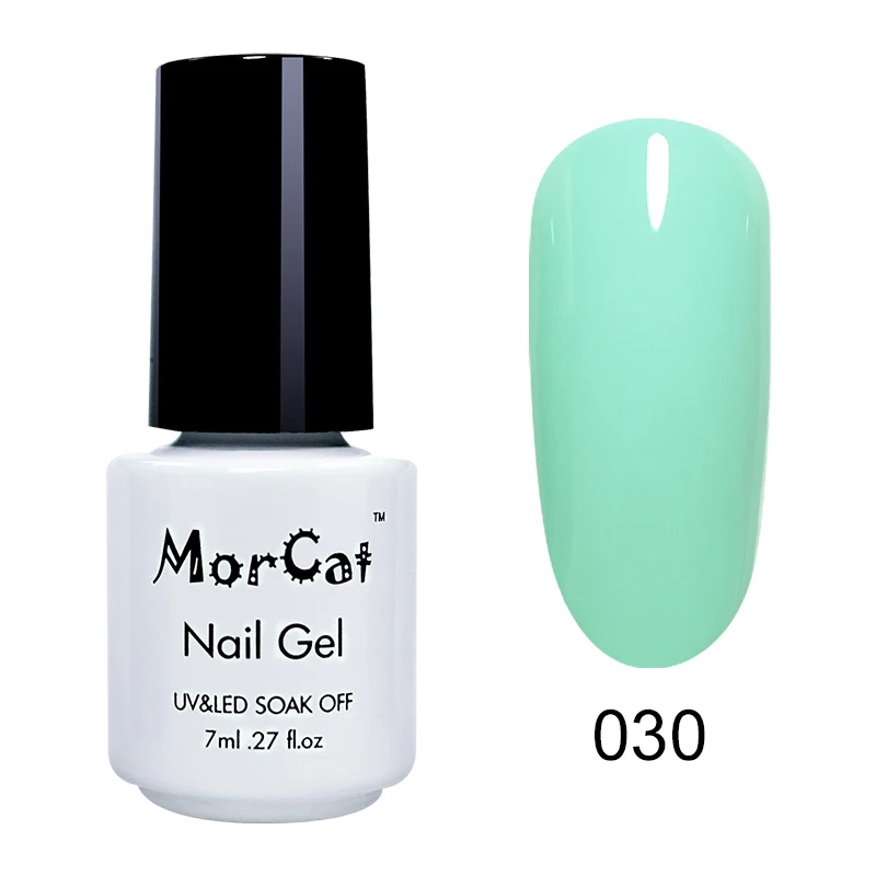 MorCat Гель-лак для ногтей 7 мл флуоресцентный Цветной Гель-лак Soak Off неоновый лак для ногтей лак для нейл-арта Vernis полуперманентный УФ - Цвет: 030