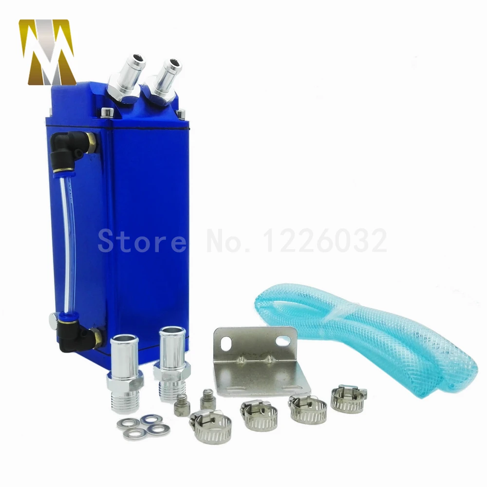 750 мл универсальный синий алюминиевый квадратный автомобильный резервуар для