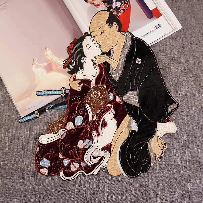 Японские нашивки для шитья самурайского воина вышитая аппликация куртки одежды