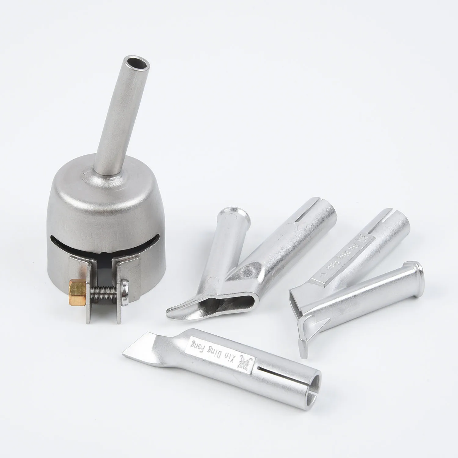 

Plastic Nozzle Nozzles Titanium Alloy Silver Triangular 4pcs/Set Speed
