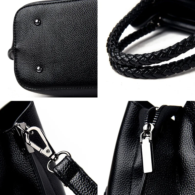 

Leather Casual Crossbody Bags for Women 2020 Ladies Luxury Designer Tote Handbag Top-Handle High Quality Shoulder Bag Sac A Main