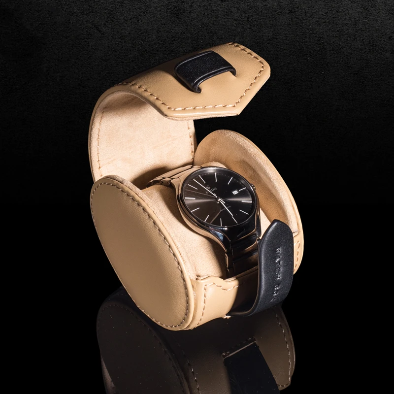 Защитный чехол для часов кожаный хранения наручных мужская дорожная сумка