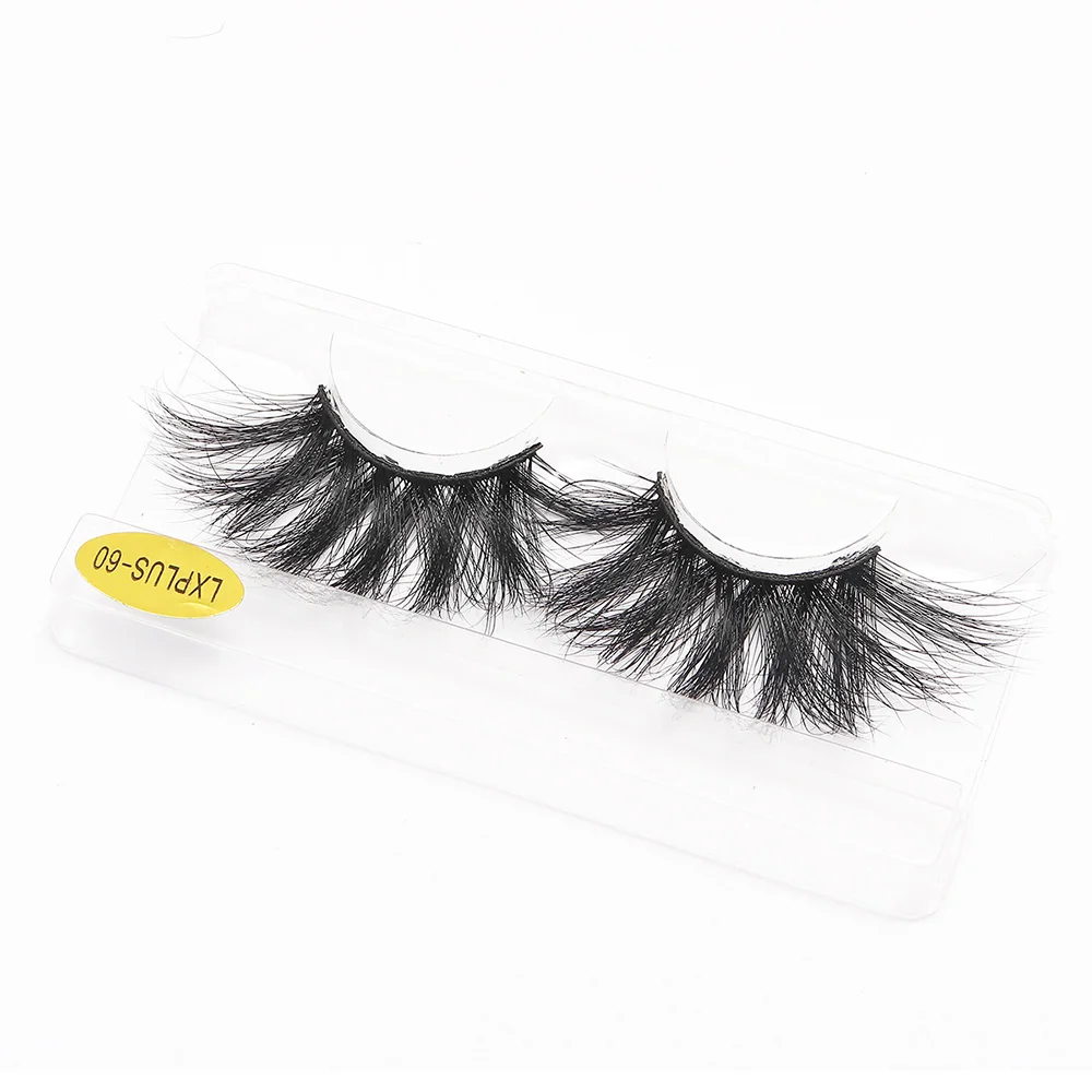 

5D Eyelashes 25mm Mink Lashes Crisscross Full Soft Fluffy Dramatic Mink False Eyelashes Eyelash High Volume Eye Lashes