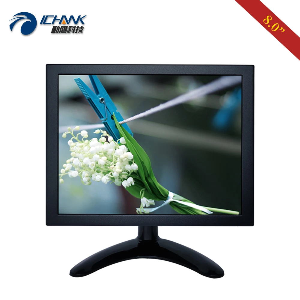 ZB080TN 7052/8 &quotдюймовый 1024x768 IPS Экран металлический корпус настенный анти помех