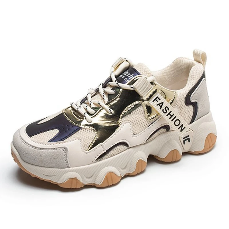 Женские кроссовки на массивной платформе розовые для фитнеса и тенниса с