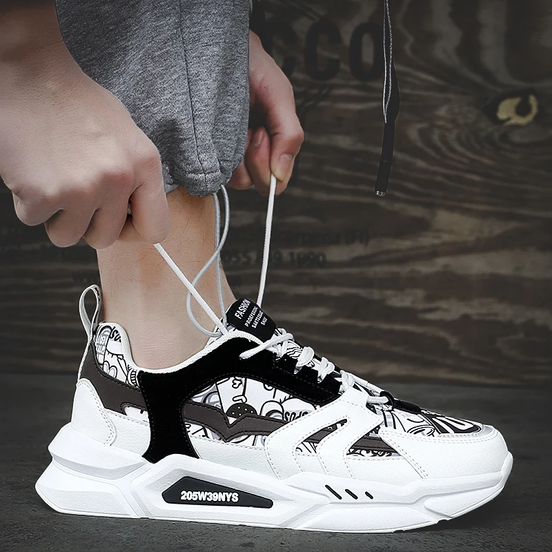 

Модная обувь, мужские мягкие кроссовки на прогулочной обуви, уличная легкая обувь