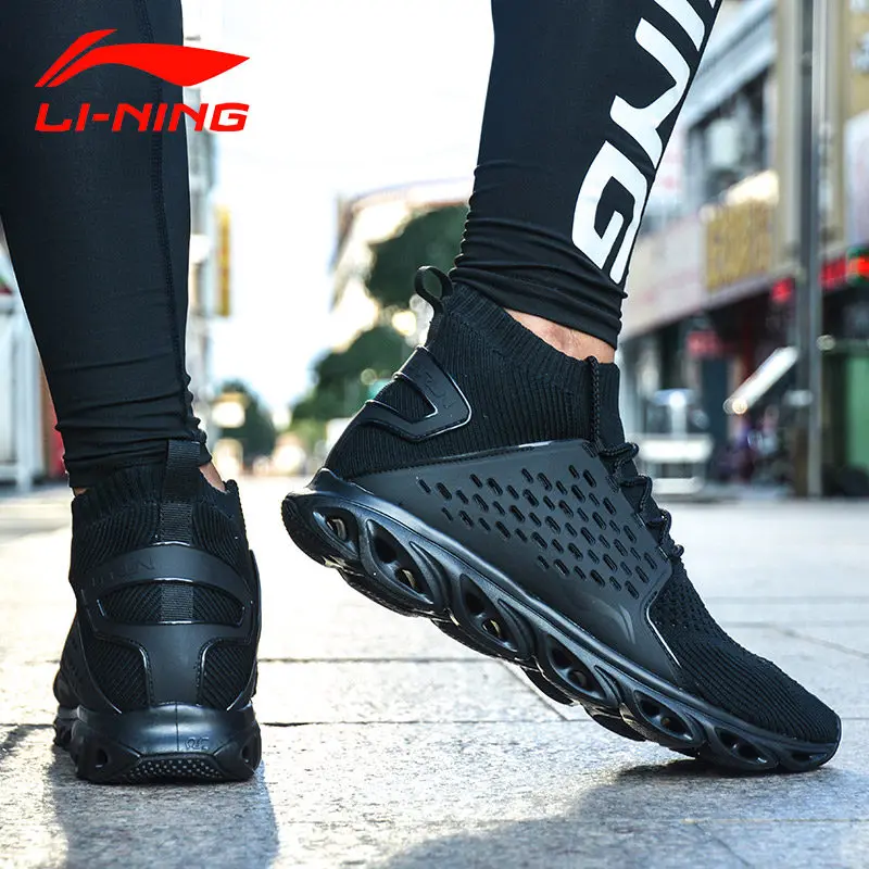 Li-Ning Для мужчин LN ARC подушке кроссовки светильник Вес из дышащего материала с высоким вырезом стабильный подкладка Спортивная обувь Кроссовки ARHN045 SJAS18