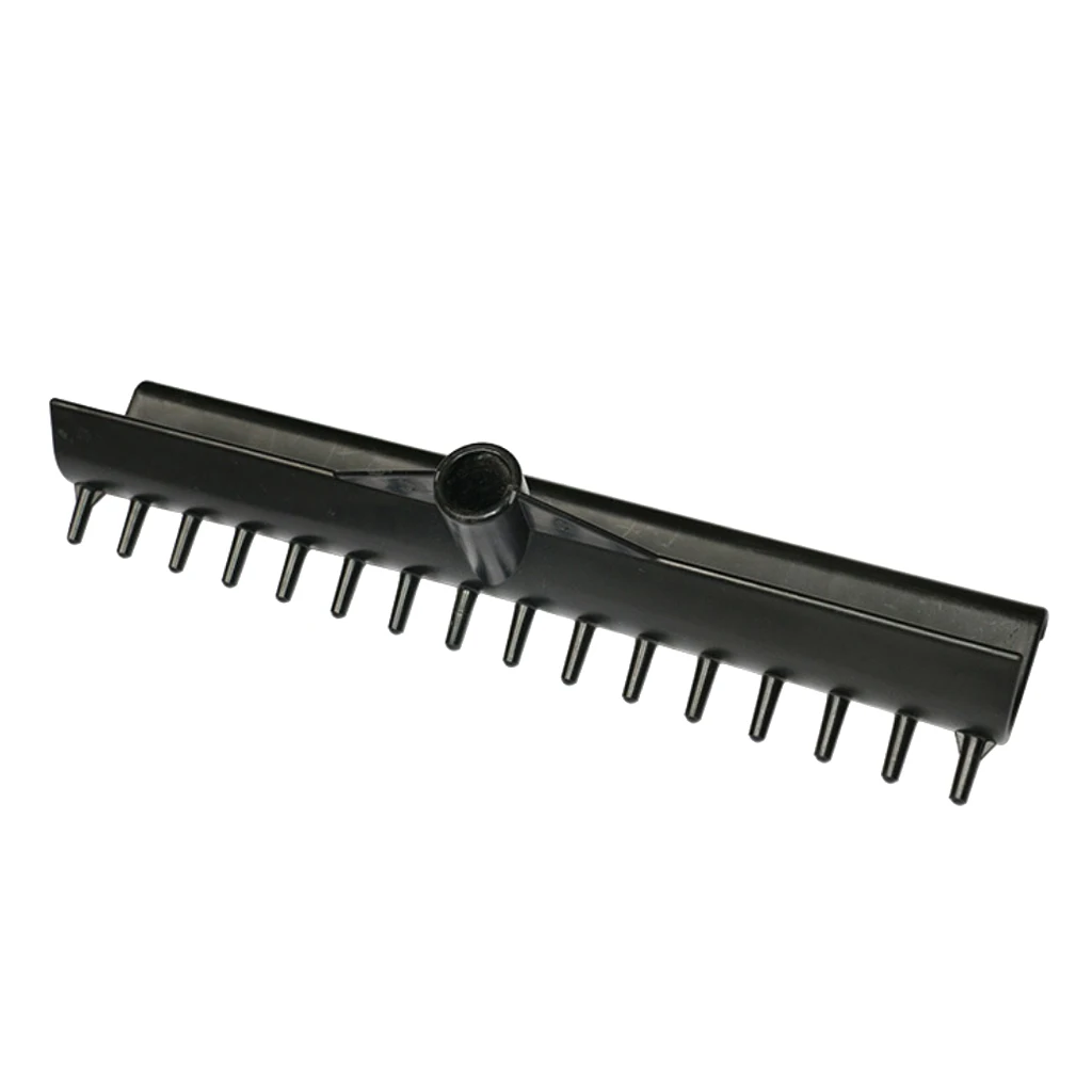 

16 Teeth Double Sided Golf Bunker Rake Head Sand Trap Equipment Garden Tools for Sand Pitch, Yard Leaf Lawn Organizer