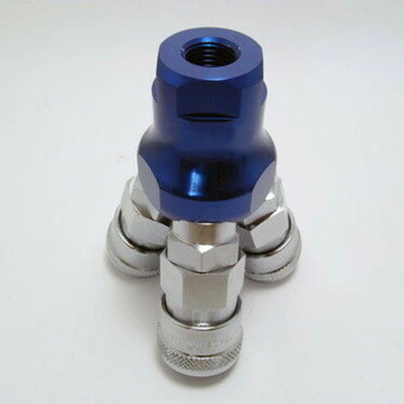 

Lightweight Air Hose Connector 3 Ways Compressor Quick Connect Couplers