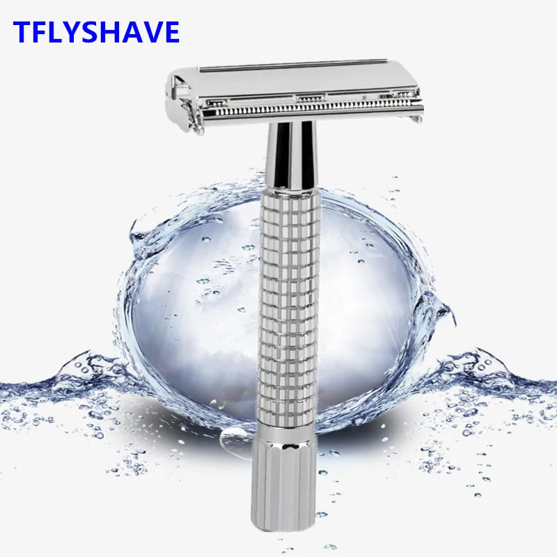 Безопасная бритва TFLYSHAVE для мужчин с двойным краем Классическая 5 лезвиями женщин